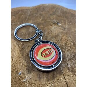 Cincinnati Reds Two Sides‎ Keychain MLB Baseball Team Logo